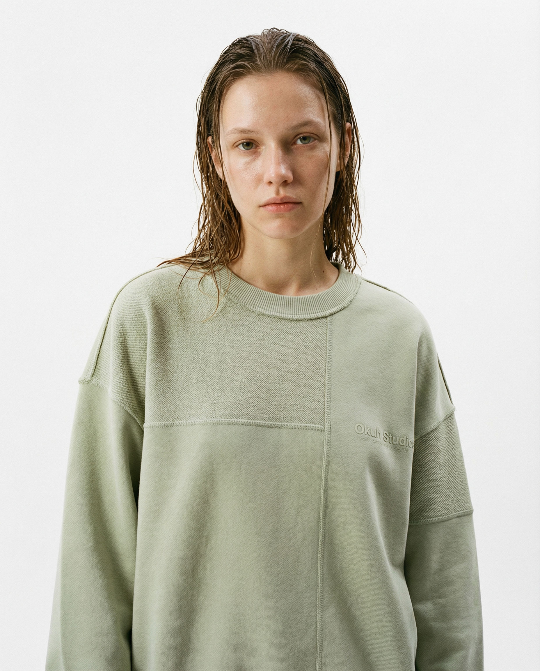 Ocean Green Logo Sweatshirt - Okuh Studios