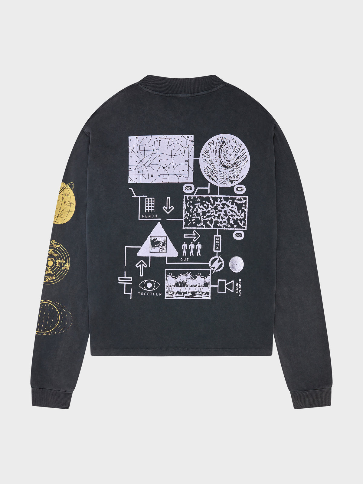 Okuh Microchip Black Acid Wash