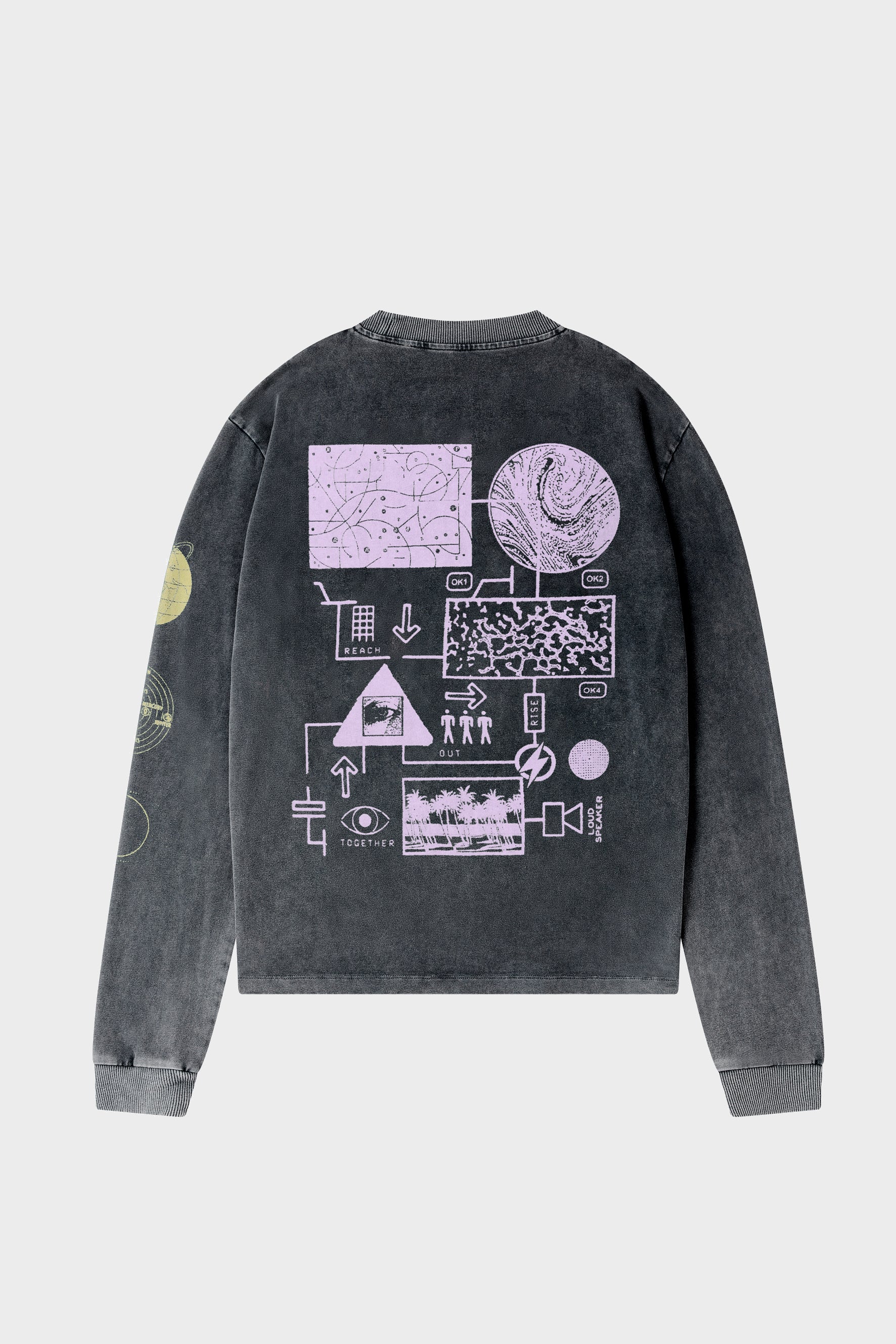 Okuh Microchip Black Acid Wash
