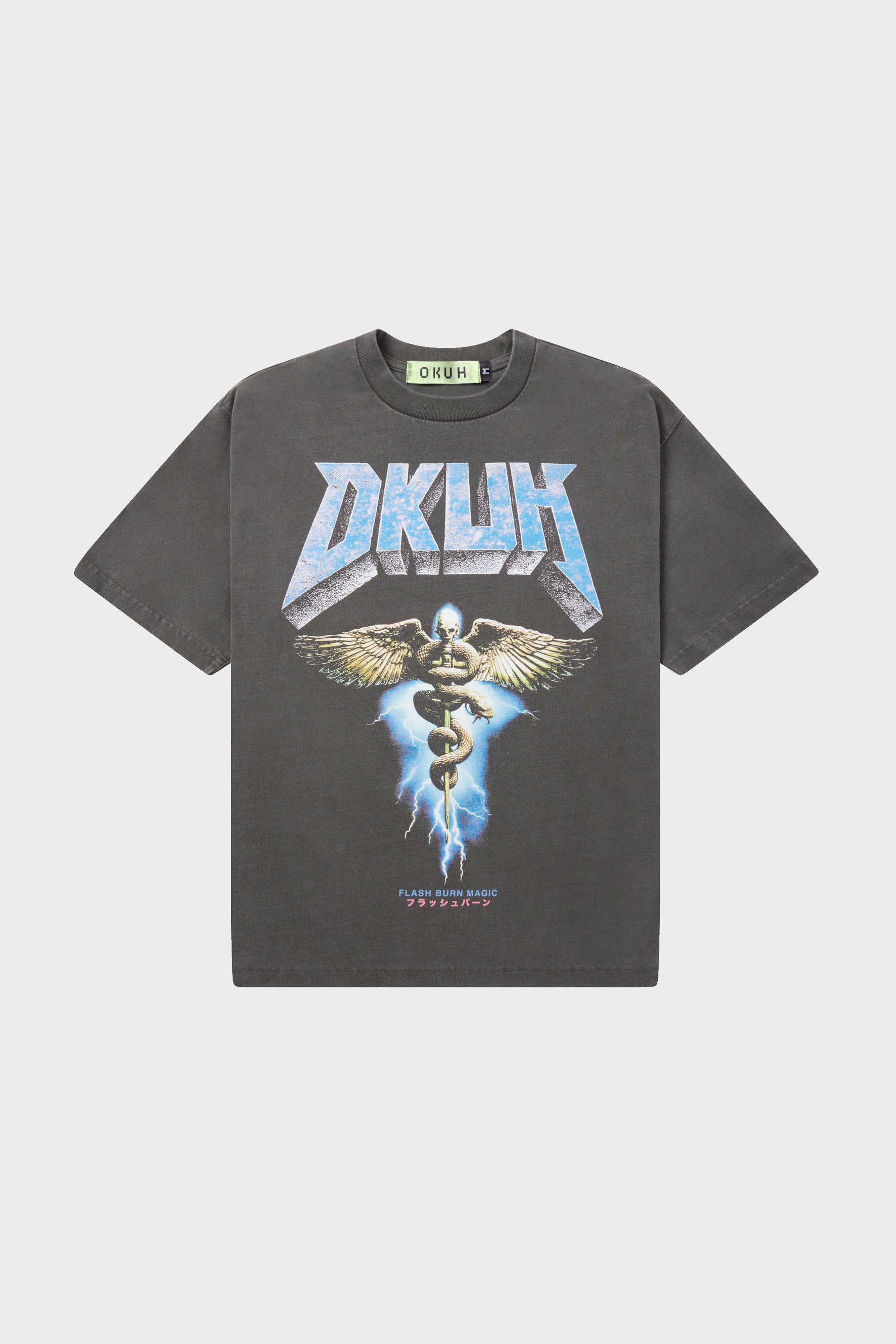 Okuh Metal Black Acid Wash