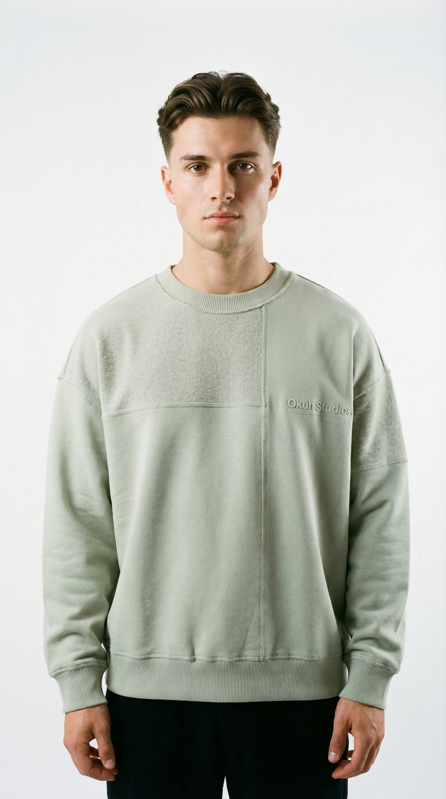 Ocean Green Logo Sweatshirt - Okuh Studios
