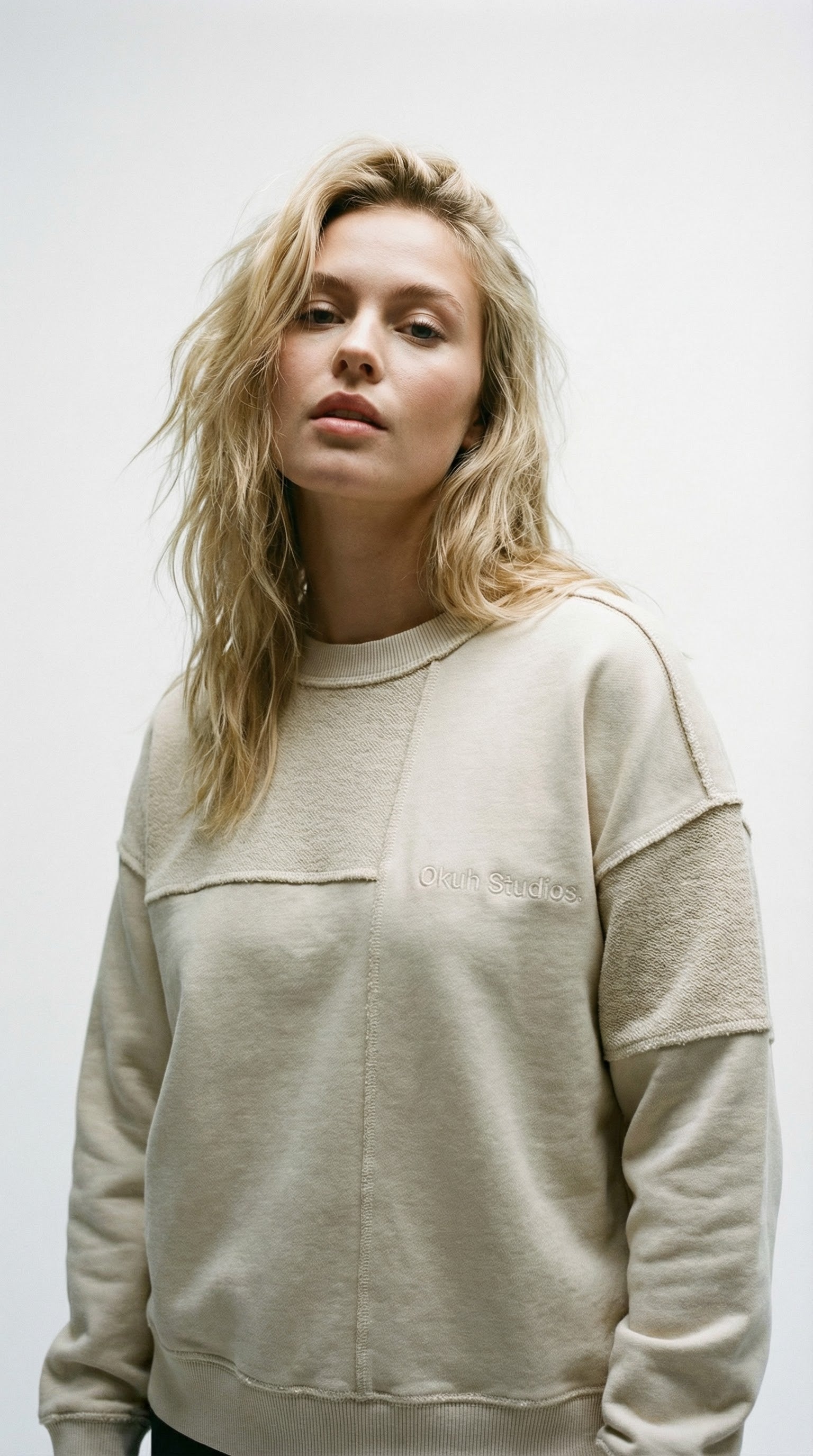 Stone Logo Sweatshirt - Okuh Studios