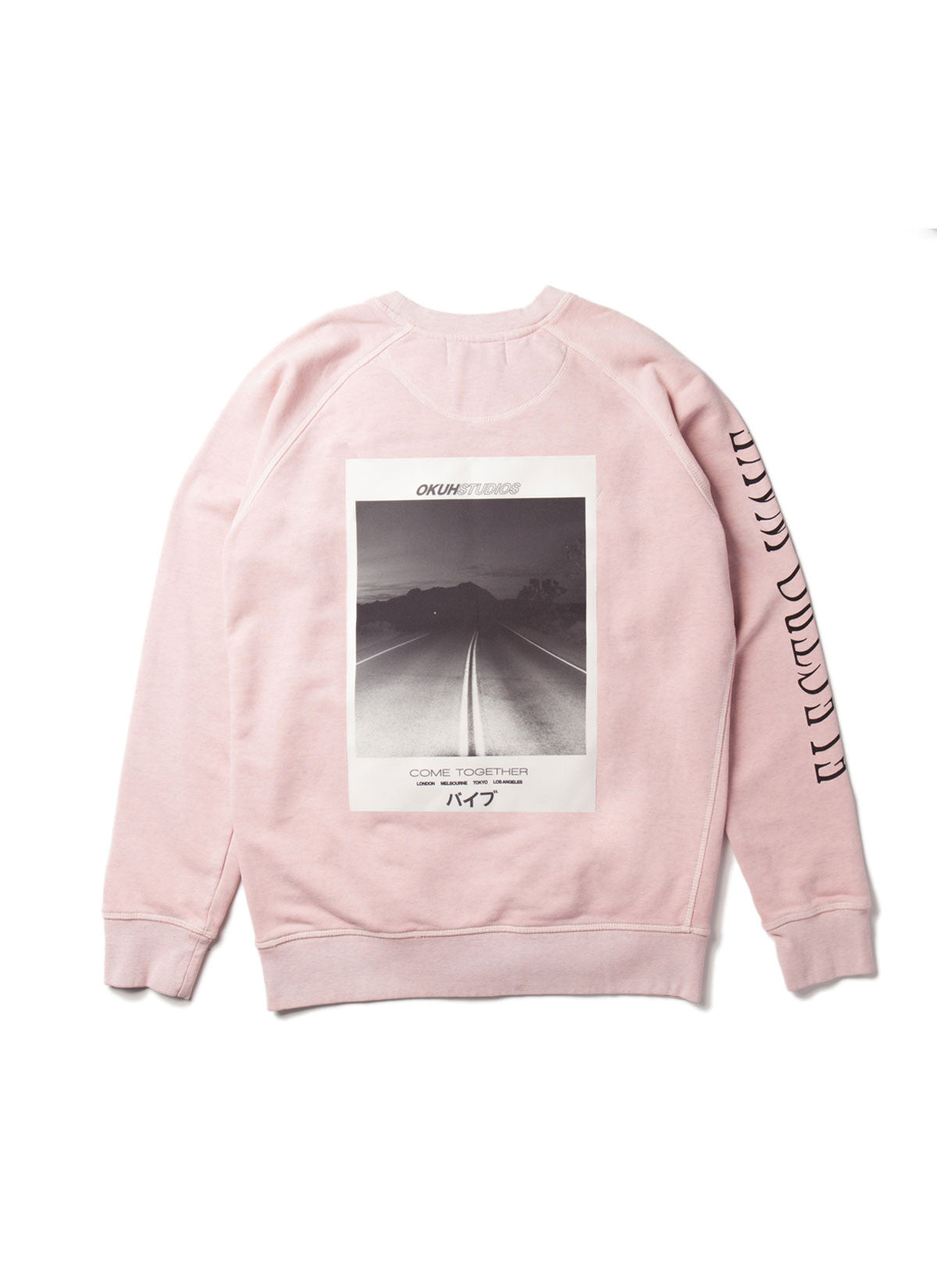 Electrowave Pink Sweatshirt - okuhstudios