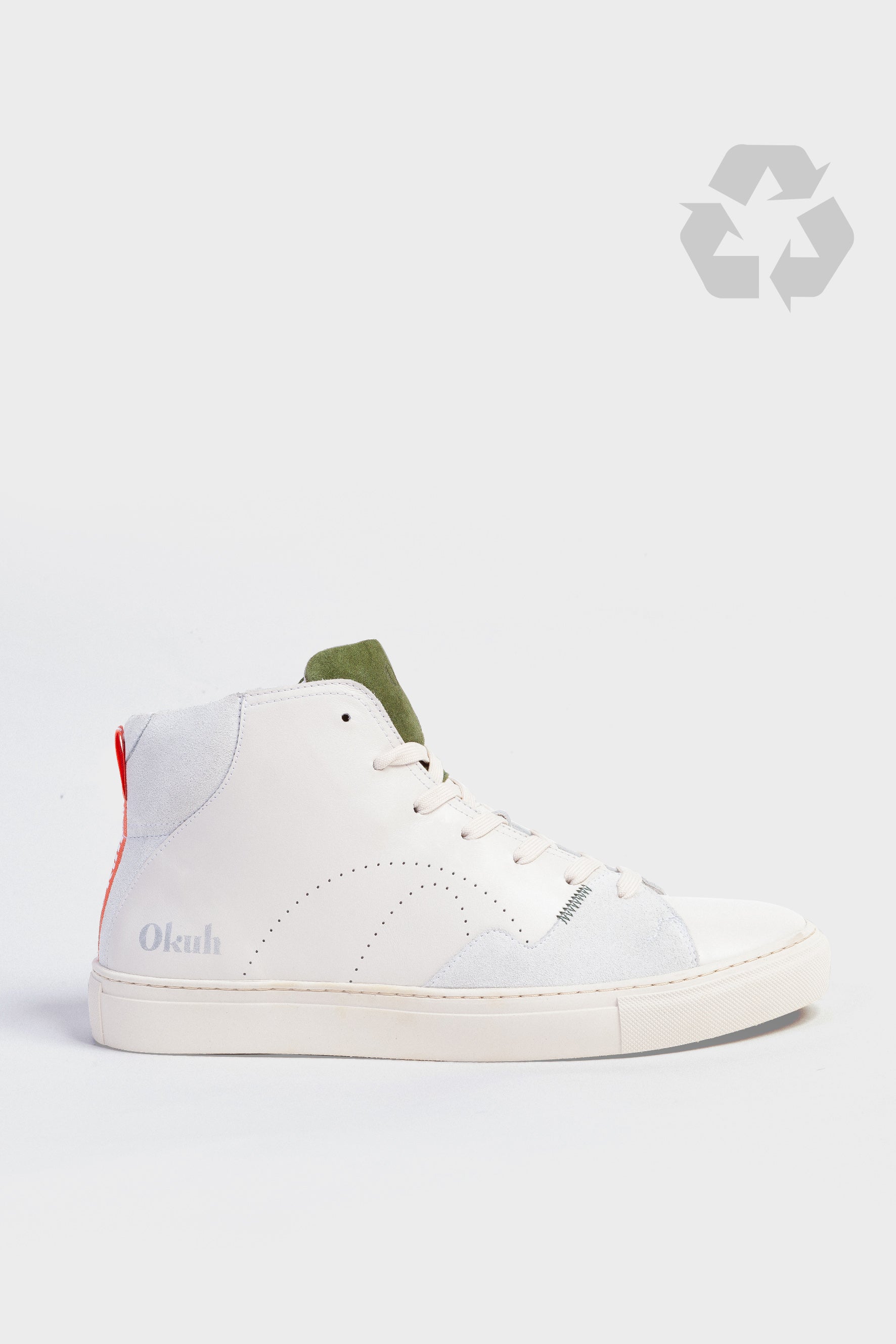 Okuh - White Ena Sneakers